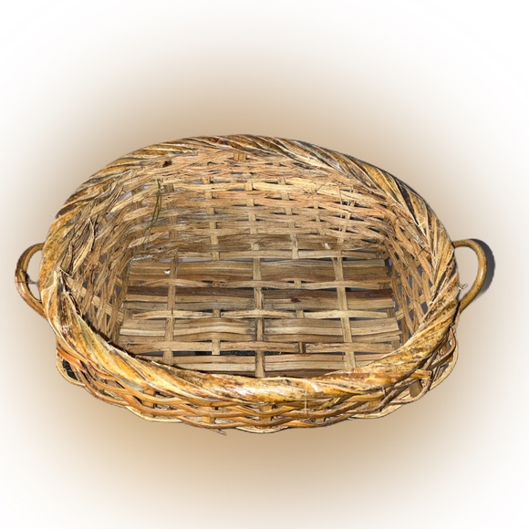 Wooden woven basket for decor - Picture 8 of 12